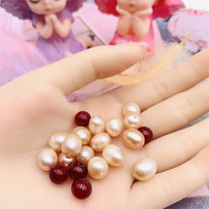 HGSP03 DIY 10 Years of Natural Freshwater Cultured Pearl Beads (Mix Color)