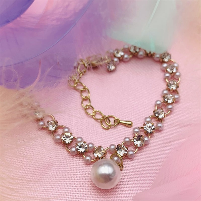 Mini Natural Freshwater Pearl Bracelet Simple Style