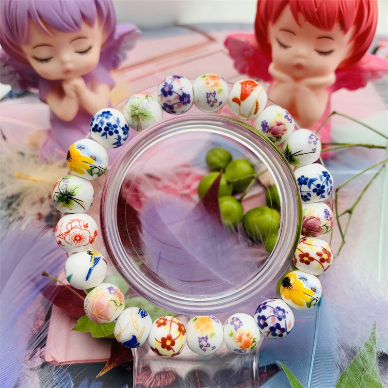 HGSB11  Mysterious Charm From Oriental of QingHua Porcelain Bracelet