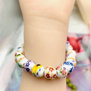 HGSB11  Mysterious Charm From Oriental of QingHua Porcelain Bracelet