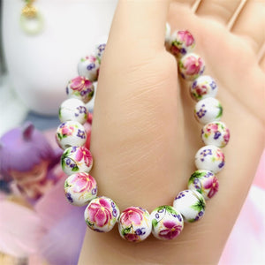 HGSB11  Mysterious Charm From Oriental of QingHua Porcelain Bracelet