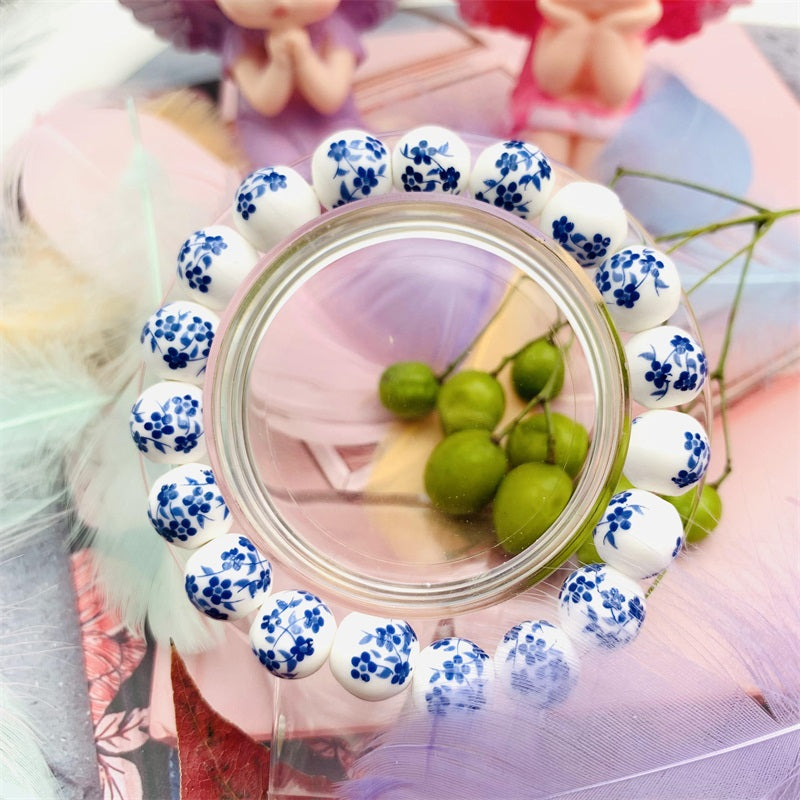 HGSB11  Mysterious Charm From Oriental of QingHua Porcelain Bracelet