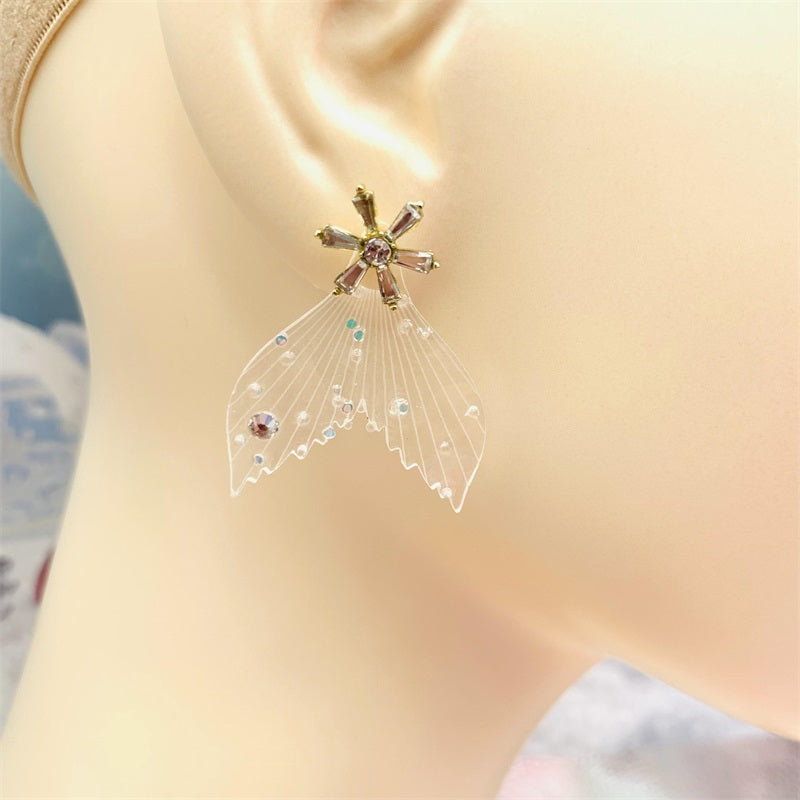 New Fashion Resin Mermaid Tail Earring