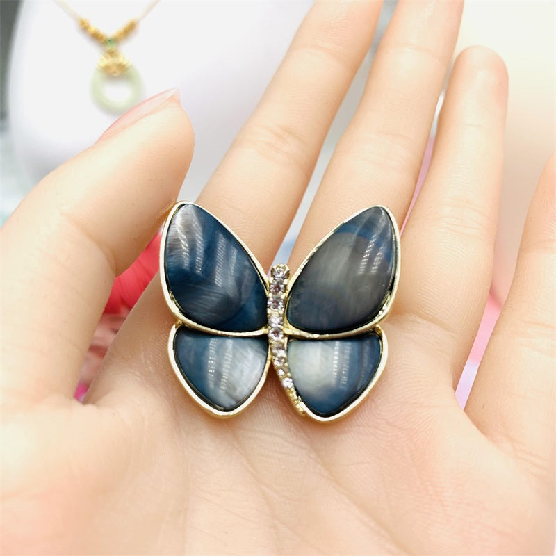 Pearl Shell Brooch for Girl （Butterfly）