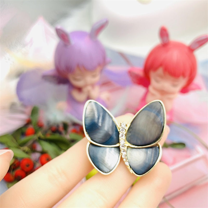 Pearl Shell Brooch for Girl （Butterfly）