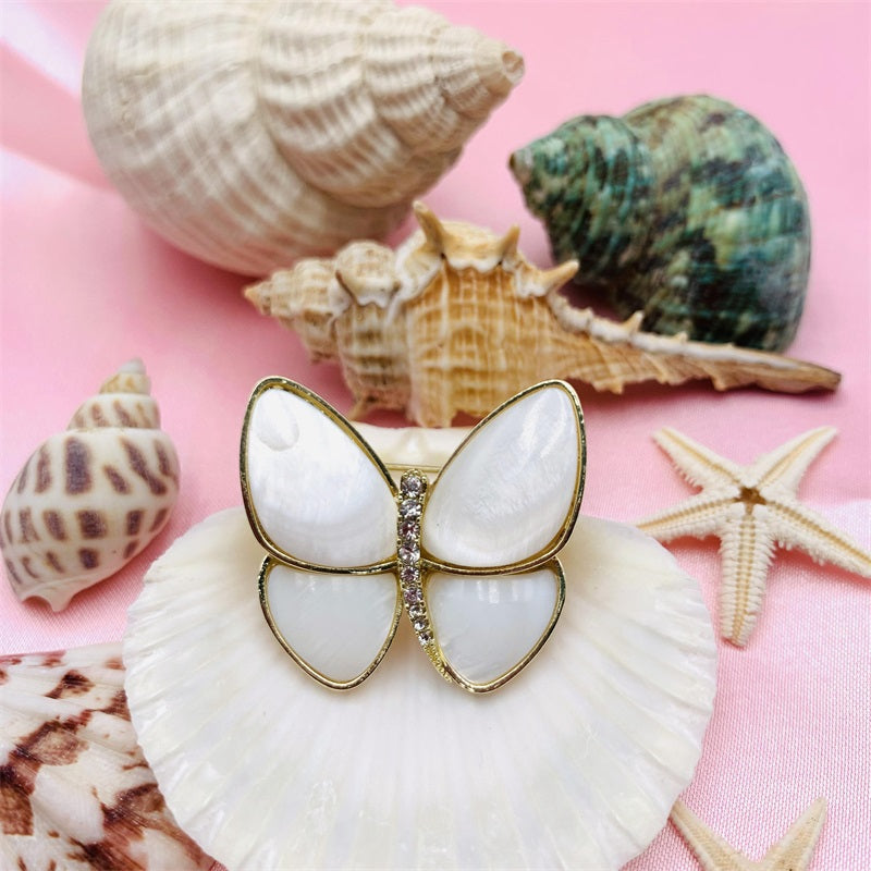 Pearl Shell Brooch for Girl （Butterfly）